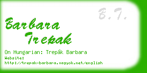 barbara trepak business card